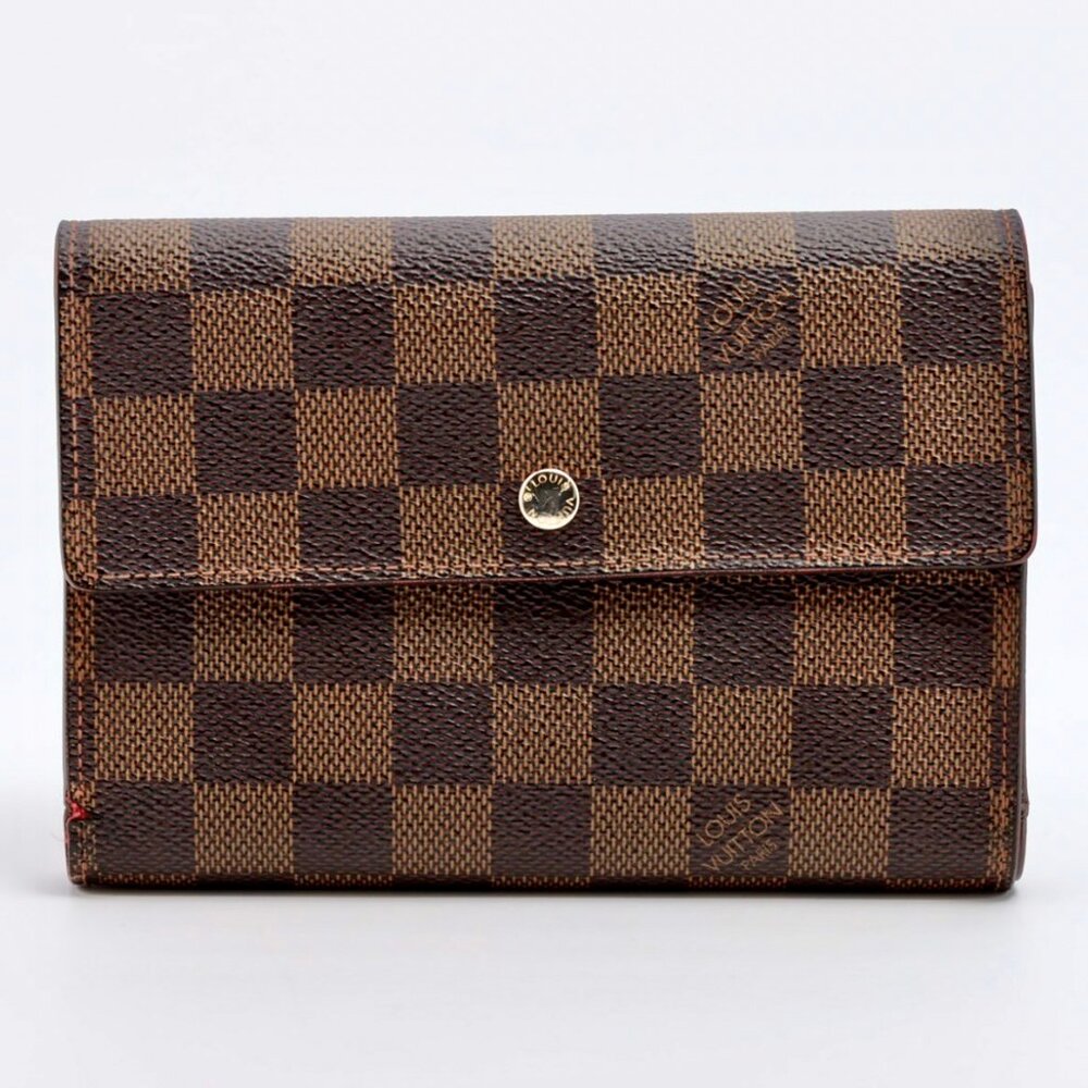 Louis Vuitton Damier Ebene Porte-Trésor Étui Papier Wallet